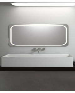 Rechteckiges Aufsatzwaschbecken Solid Surface Weiß Matt – Matadi