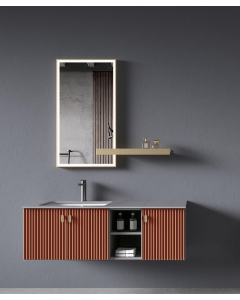 Badmöbel-Set Orange Bombay – 120 cm