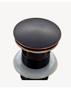 Bonde de lavabo bronze huilé