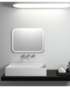 Aufsatzwaschbecken rechteckig Solid Surface - Baraka