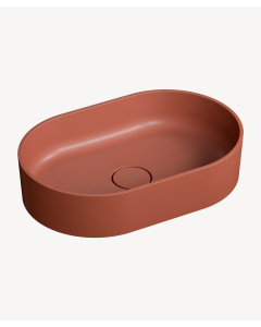 Ovo Aufsatz-Waschschale Terracotta
