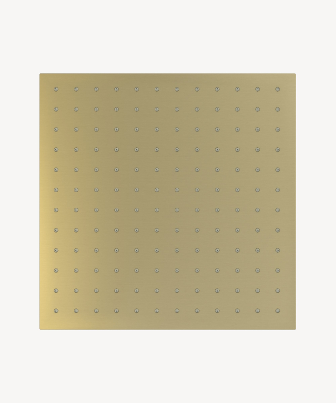 Deckeneinbau-Thermostat-Duschsystem - Gebürstetes Gold
