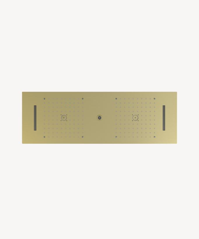Modernes Thermostat-Duschsystem – LED-Regenhimmel 900x300 mm, 3 Körperdüsen