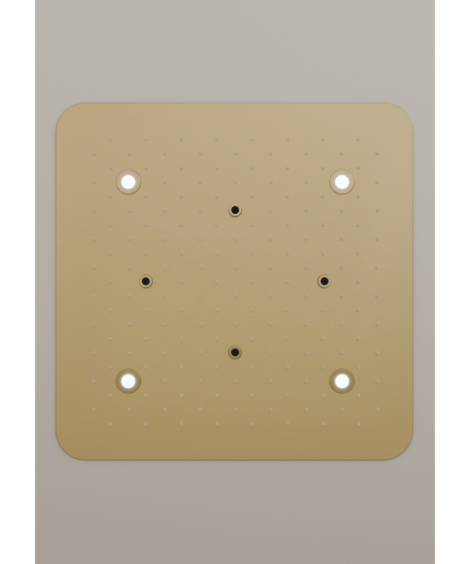 Unterputz-Duschsystem Thermostat Decke mit LED