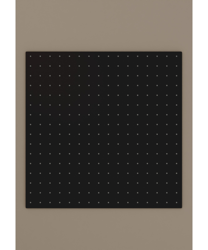 Thermostatisches Decken-Duschsystem 500 mm, 3 Körperdüsen Schwarz – Sirius