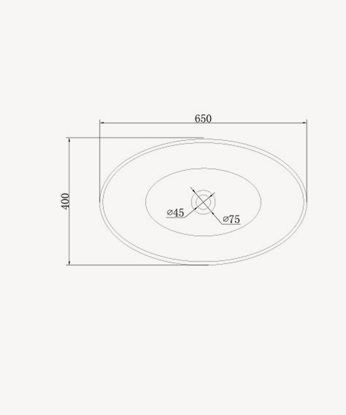 Aufsatzwaschbecken aus Solid Surface, Weiß matt - Kitwit