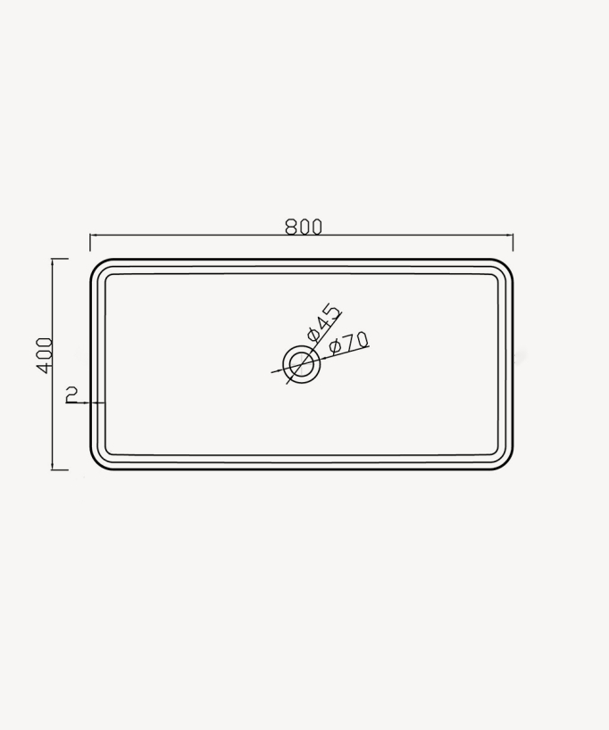 Aufsatzwaschbecken rechteckig Solid Surface Weiß Matt - Mbandaka