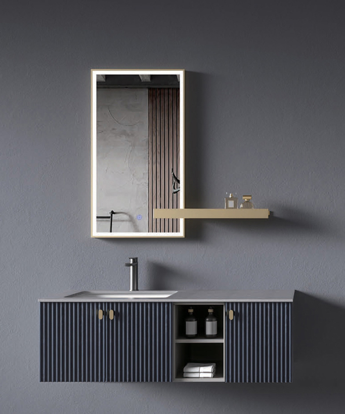 Badmöbel Blau Bombay – 120 cm