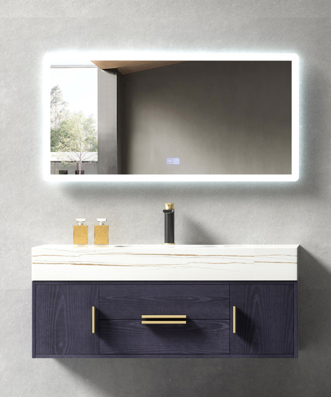 Badezimmermöbel Blau Bangalore – 120 cm
