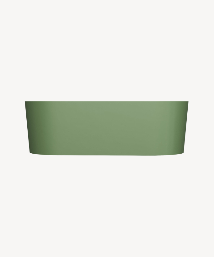 Ovo Freistehende Ovalbadewanne Olive