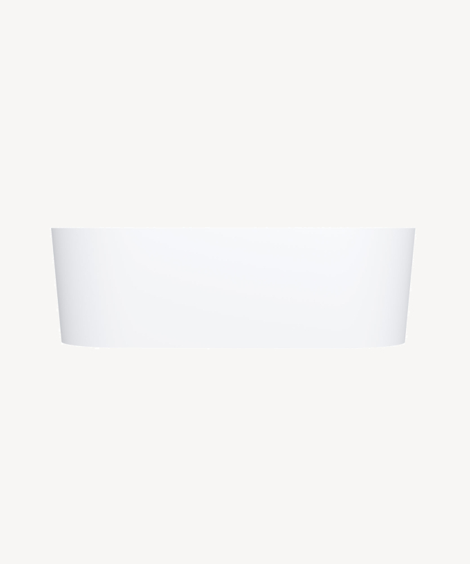 Ovo – Freistehende Badewanne oval Weiß matt
