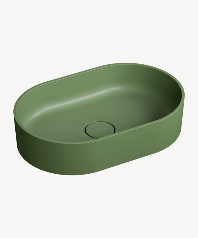 Ovo - Aufsatz-Waschschale Olive