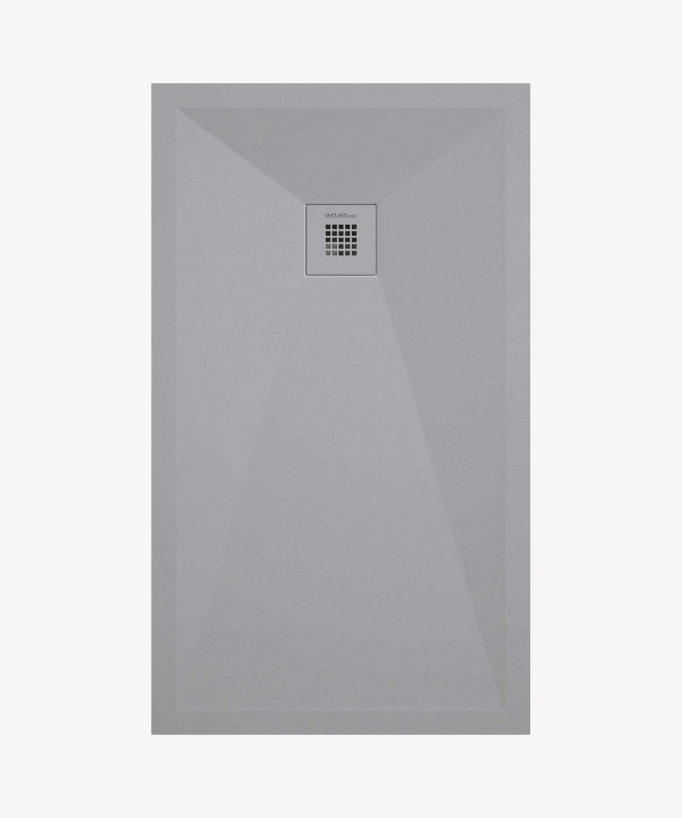 Duschwanne Stone Plus - Glatt Grau