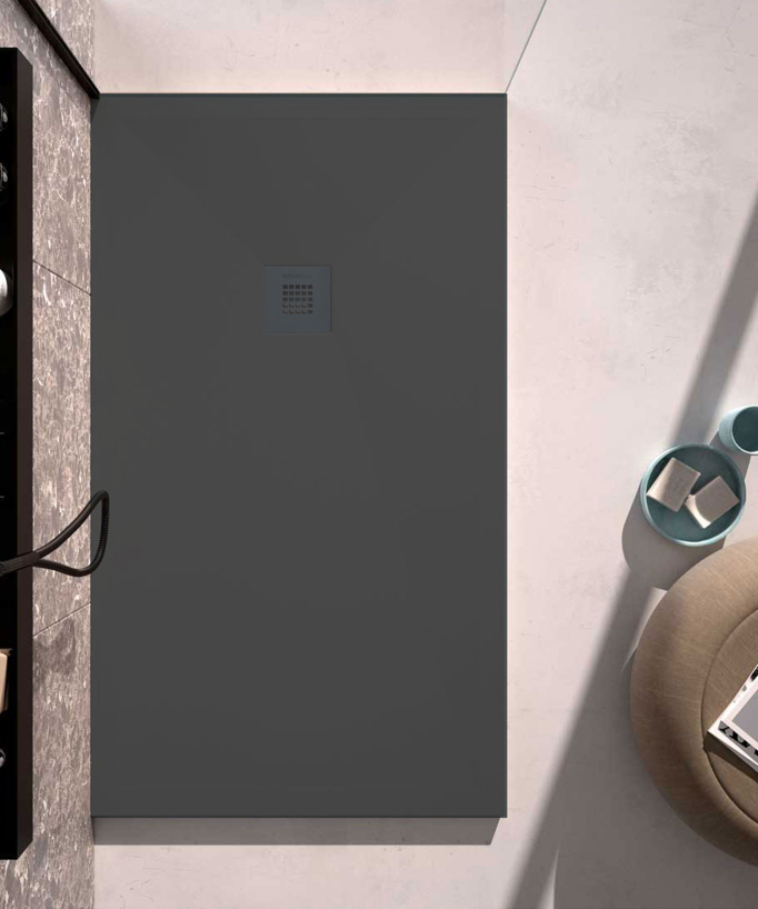 Duschwanne Stone Plus - Glatt Anthrazit