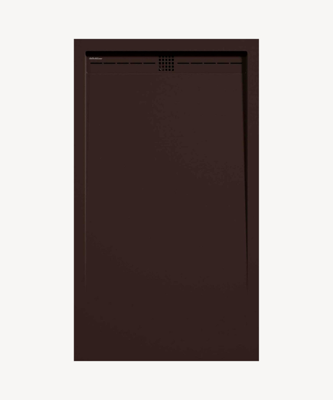 Duschwanne Schokolade, Glatt-Finish Stone CACH