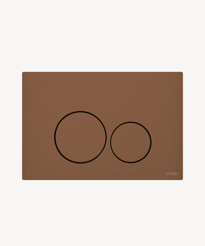 Plaque de déclenchement en acier pour bâti-support Sigma - Geberit- Or rose brossé