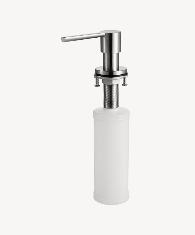 Seifenspender aus Edelstahl – Gebürstetes Nickel