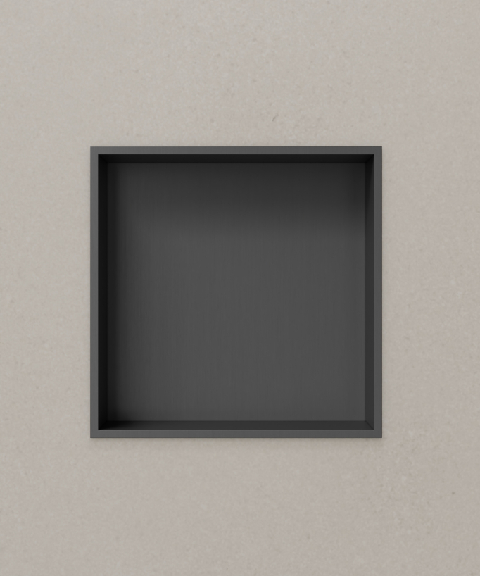 Wandnische Bad – Gun Metal