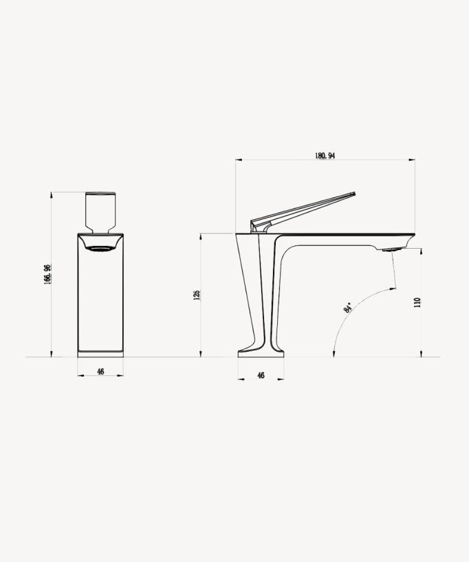 Waschtischarmatur modern – Tureis