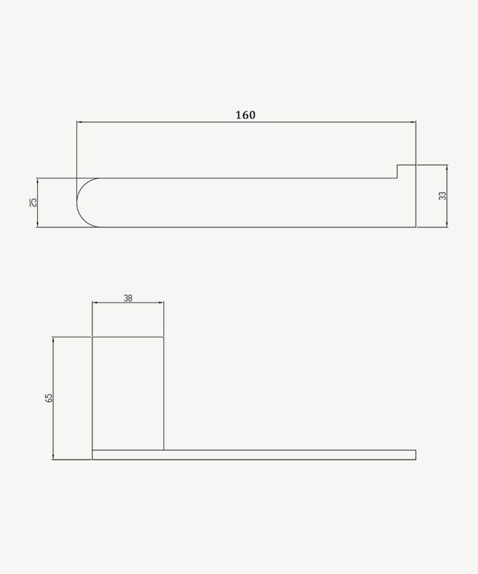 Toilettenpapierhalter zur Wandmontage – Fiumina