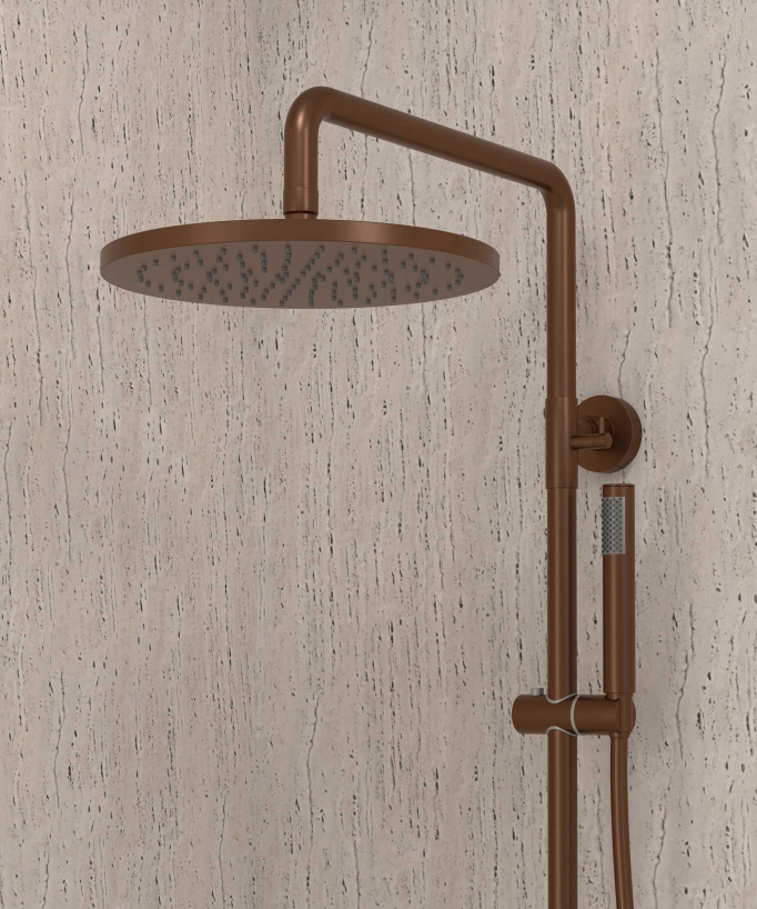 Thermostatische Wannen-Duschsäule mit Verbrühschutz - Corbeau