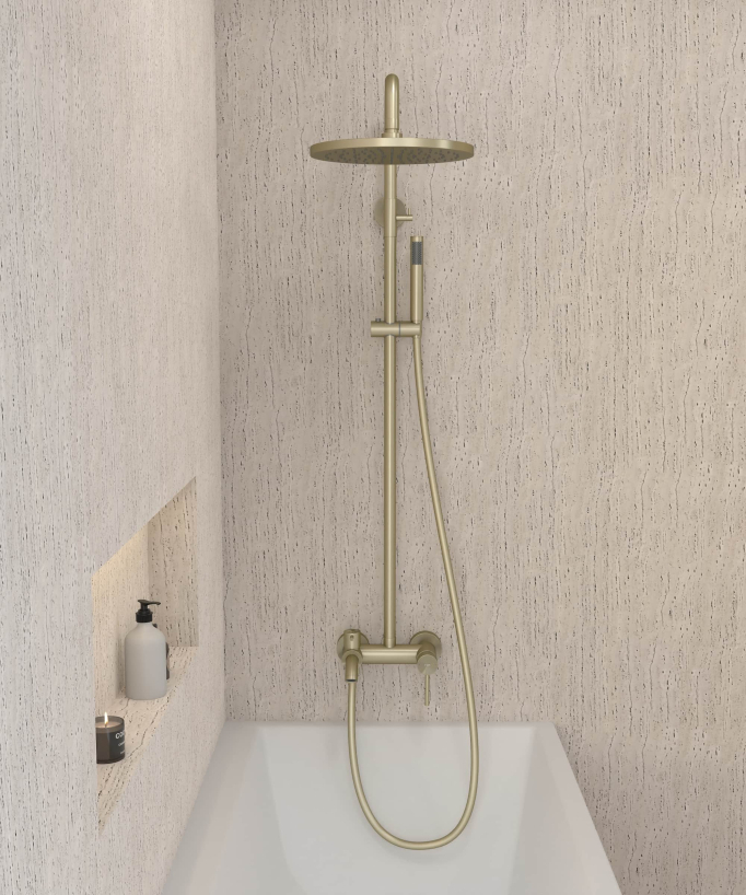 Duschsäule für Badewanne mit Umsteller - Corbeau