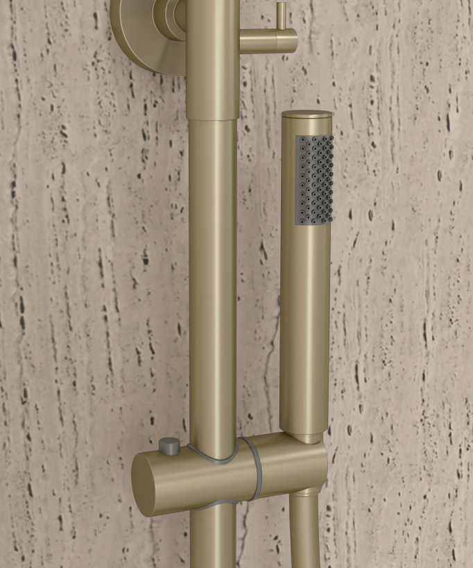 Duschsäule für Badewanne mit Umsteller - Corbeau