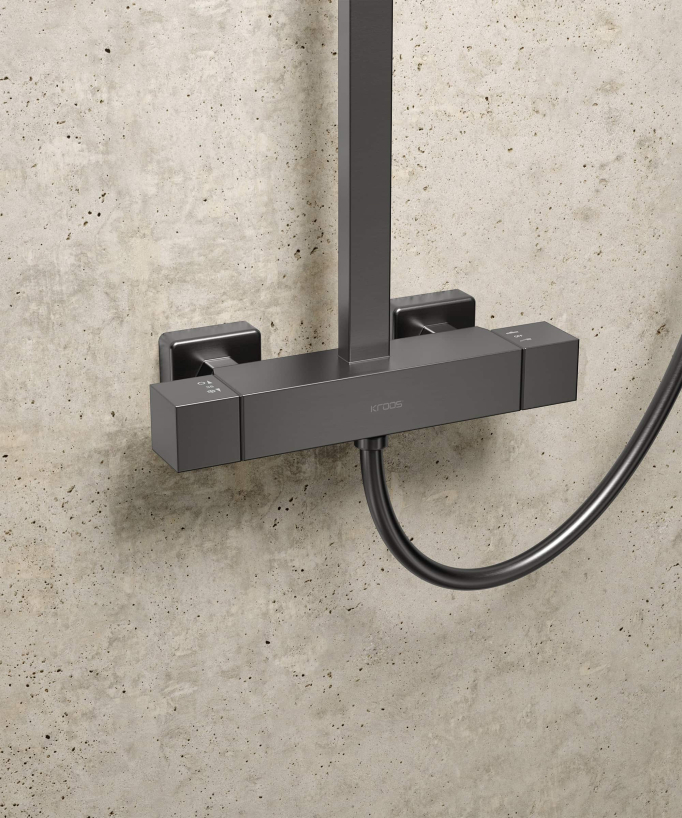 Moderne Thermostat-Duschsäule - Sirius