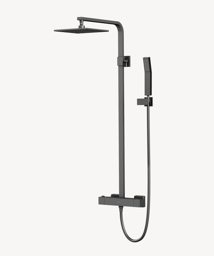 Moderne Thermostat-Duschsäule - Sirius