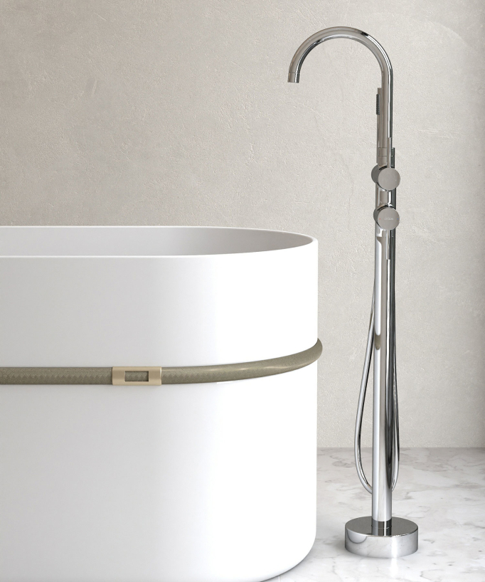 Standarmatur für Badewanne Chrom - Corbeau