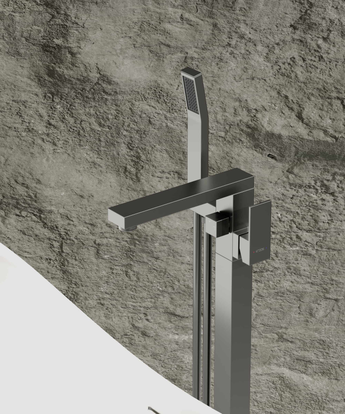 Standarmatur Badewanne Einhebelmischer Gun Metal - Sirius