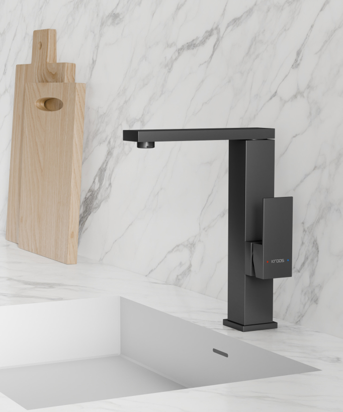 Küchenarmatur Edelstahl Gun Metal - Sirius