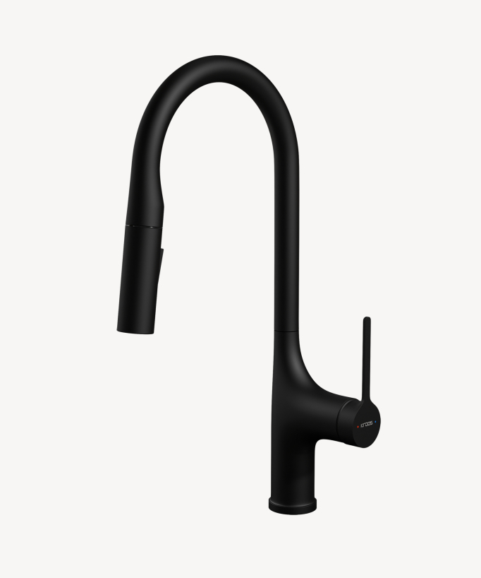 Einhebelmischer Küche modern – Schwarz