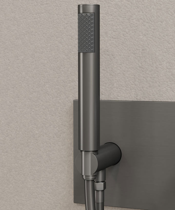 Unterputz-Duschsäule, 2 Funktionen, Gunmetal – Nunki