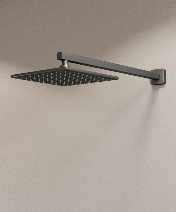 Unterputz-Duschsäule, 2 Funktionen, Gunmetal – Nunki