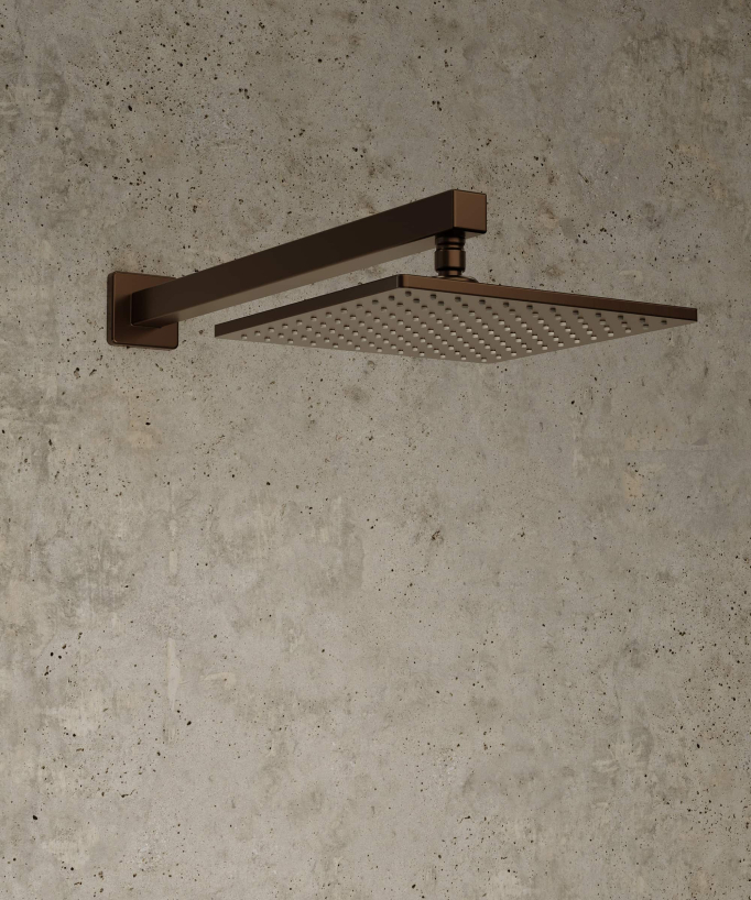 Unterputz-Duschsystem Thermostat Gebürstetes Roségold - Sirius