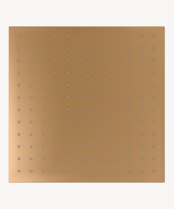 Deckenintegriertes Thermostat-Duschsystem Roségold - Sirius