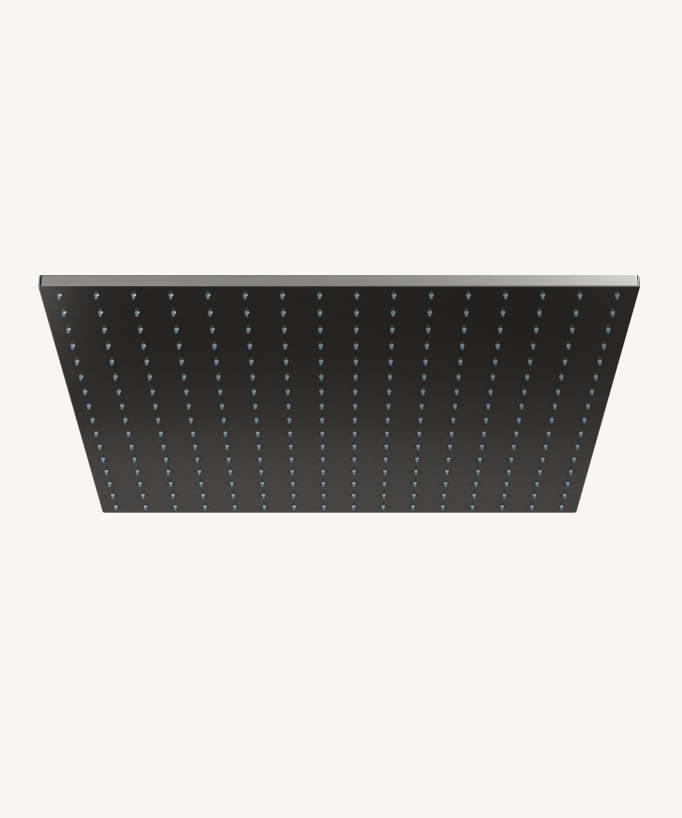 Unterputz-Thermostat-Duschsystem Decke 500 mm, 3 Körperdüsen Gunmetal – Sirius