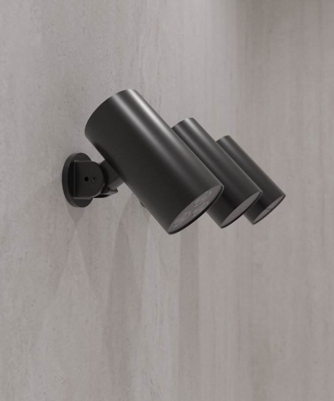 Thermostat-Duschset Multi-Spray mit schwenkbaren Kopfbrausen Schwarz – Corbeau