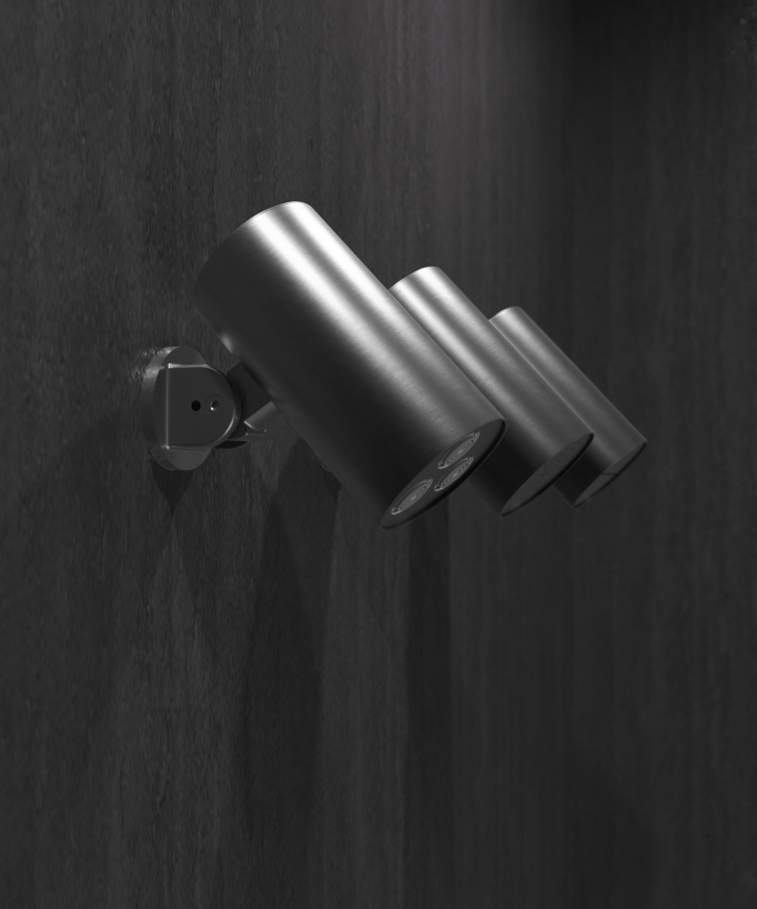 Thermostat-Duschset Multi-Spray mit schwenkbaren Kopfbrausen Gun Metal - Corbeau