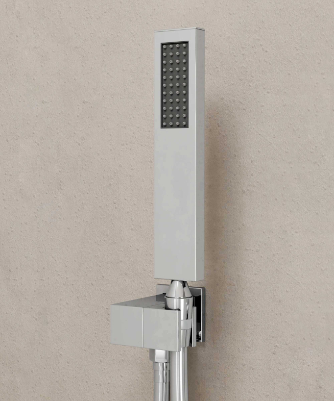 Unterputz Dusch- und Badewannenarmatur mit Wasserfall-Auslauf Chrom - Thilia