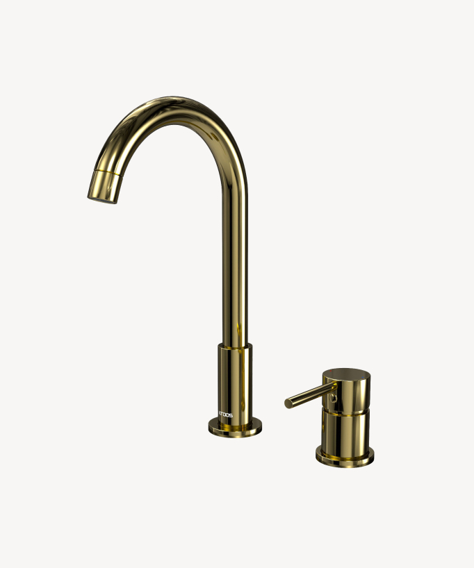 2-Loch Waschtischarmatur Gold - Corbeau