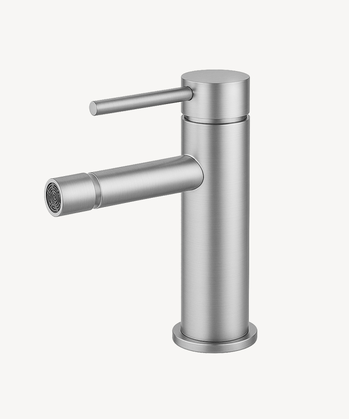 Bidet-Einhandmischer Nickel gebürstet - Corbeau