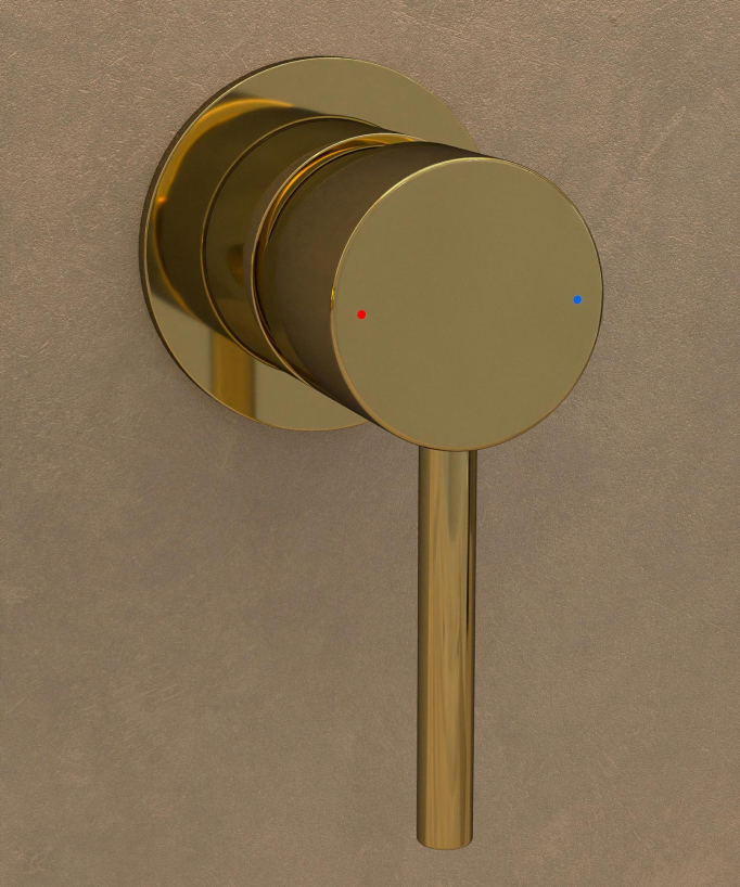 Wand-Waschtischarmatur Gold - Corbeau