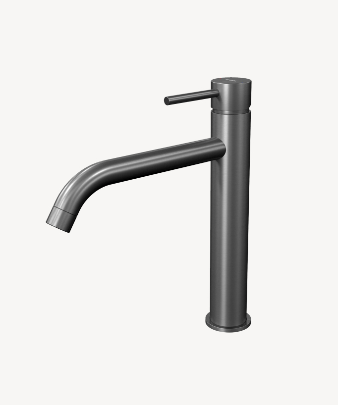 Waschtischarmatur mit langem Auslauf Gunmetal - Corbeau