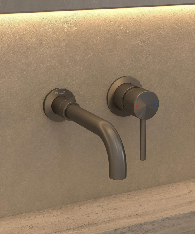 Wandarmatur Waschtisch Gun Metal - Corbeau