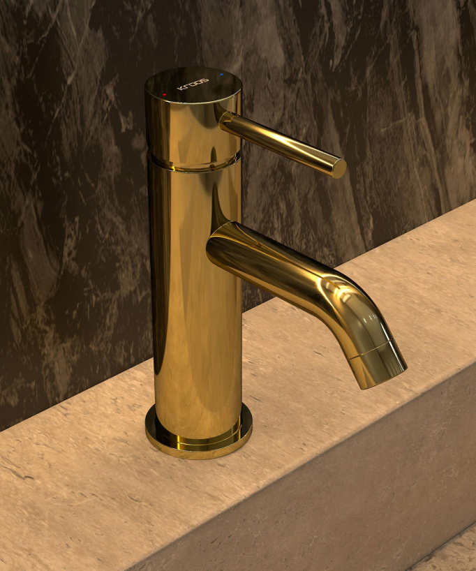 Waschtischarmatur Gold – Corbeau