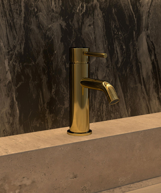 Waschtischarmatur Gold – Corbeau