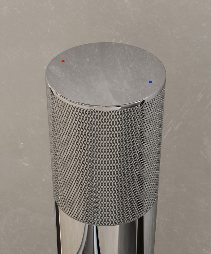 Design Waschtischarmatur Chrom - Leros