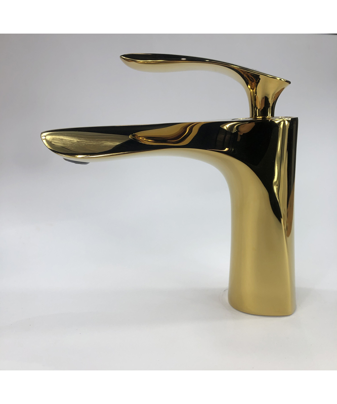 Canopus Waschtischarmatur, Messing, goldfarben - Canopus